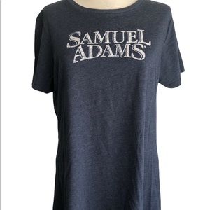 SAMUEL ADAMS WOMENS MEDIUM BEER T-SHIRT GREAT OFFICIAL CRAFT BEER SHIRT LOOK